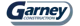 Garney construction company logo in blue text