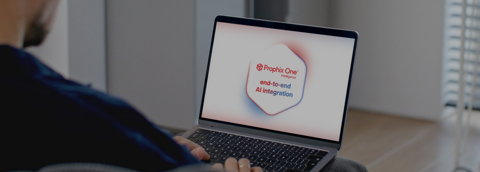 La funzione Intelligence di Prophix One viene utilizzata su un computer