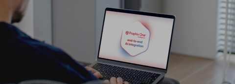 Die Intelligence-Funktion von Prophix One wird auf einem Computer verwendet