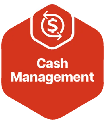Cash management hexagon