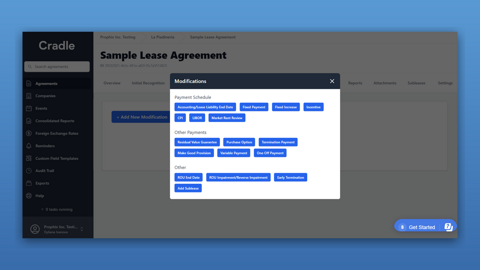 Lease accounting printscreen 2