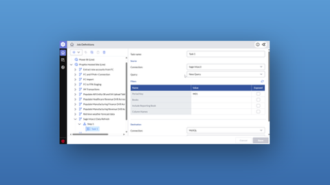 Screenshot of ERP Platform