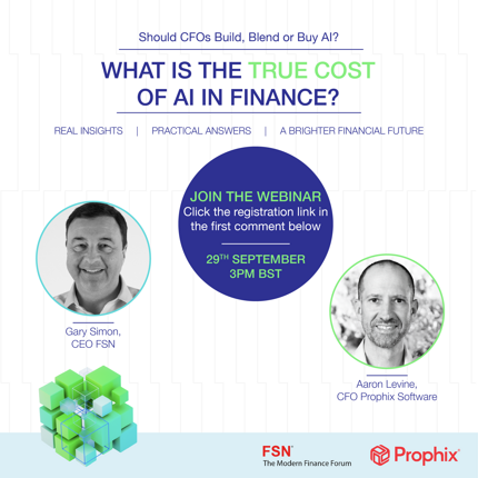 Overview of "What is the True Cost of Finance" event