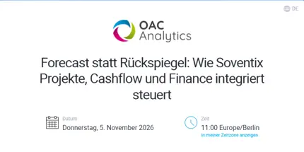 Forecast statt Rückspiegel