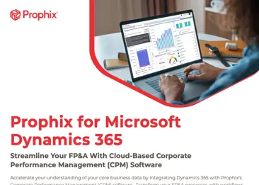 Prophix voor Microsoft Dynamics 365 - omslagafbeelding