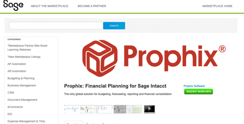 Prophix: Planejamento Financeiro para Sage Intacct - Imagem de Capa