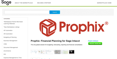 Prophix: Finanzplanung fr Sage Intacct - Titelbild