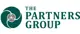 Het bedrijfslogo van de Partners Group Ltd in groene tekst