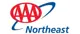 AAA Northeast bedrijfslogo in blauw en rood