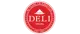 Firmenlogo von Deli Spices in Rot und WeiLogotipo de la empresa Deli Spices en rojo y blanco