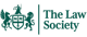 Het logo van de Law Society in donkergroene tekst