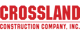 Crossland Construction company Inc company logo in red text