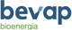 Bevap Bioenergia company logo in blue and green text