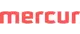 Logotipo da empresa Mercur em texto laranja