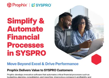 Vereinfachen und automatisieren Sie Finanzprozesse in SYSPRO - Titelbild