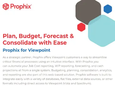 Plan, budget, forecast & consolidate with ease - Cover Image