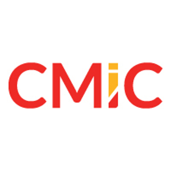 CMiC company logo in red and yellow text