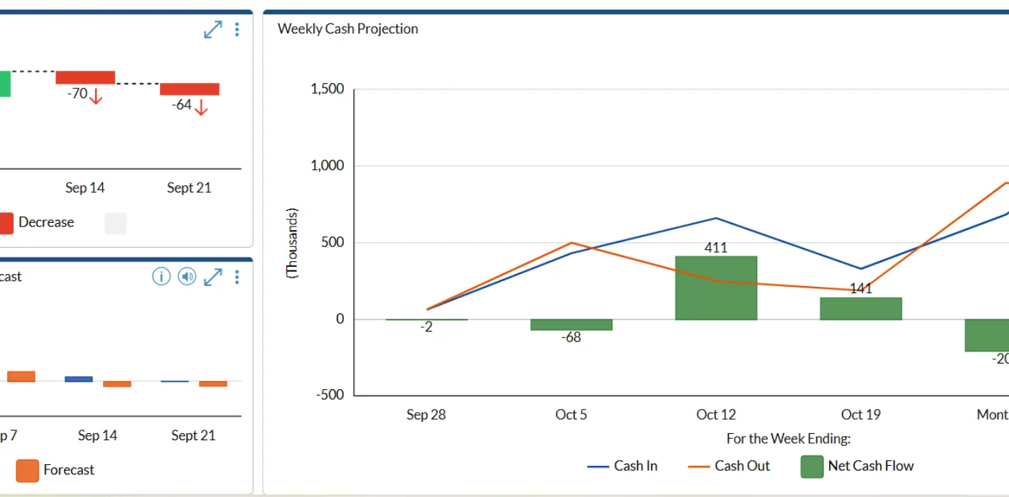 Cash Flow Management dashboard screenshot 02
