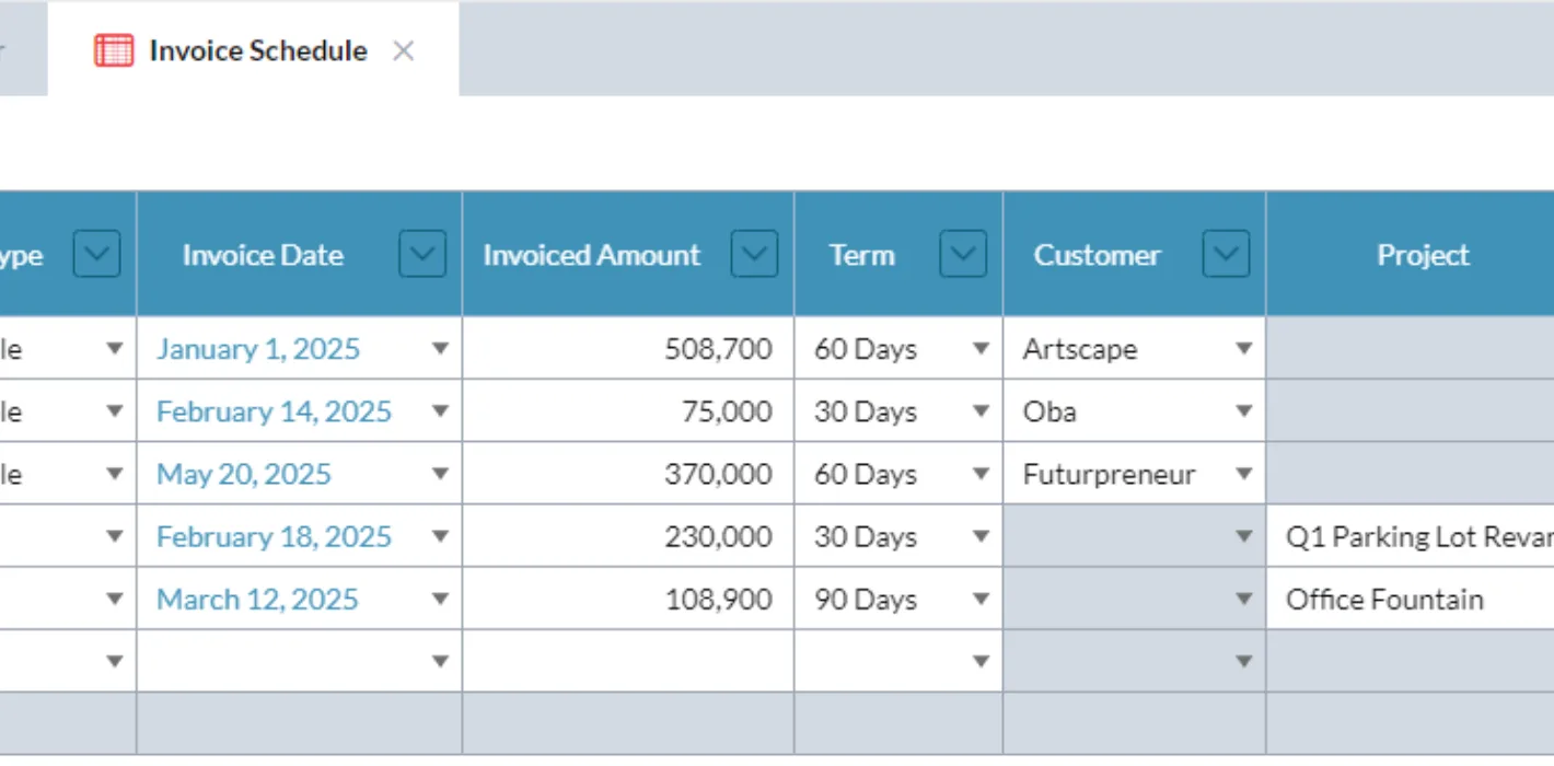 Cash Flow Planning screenshot 06