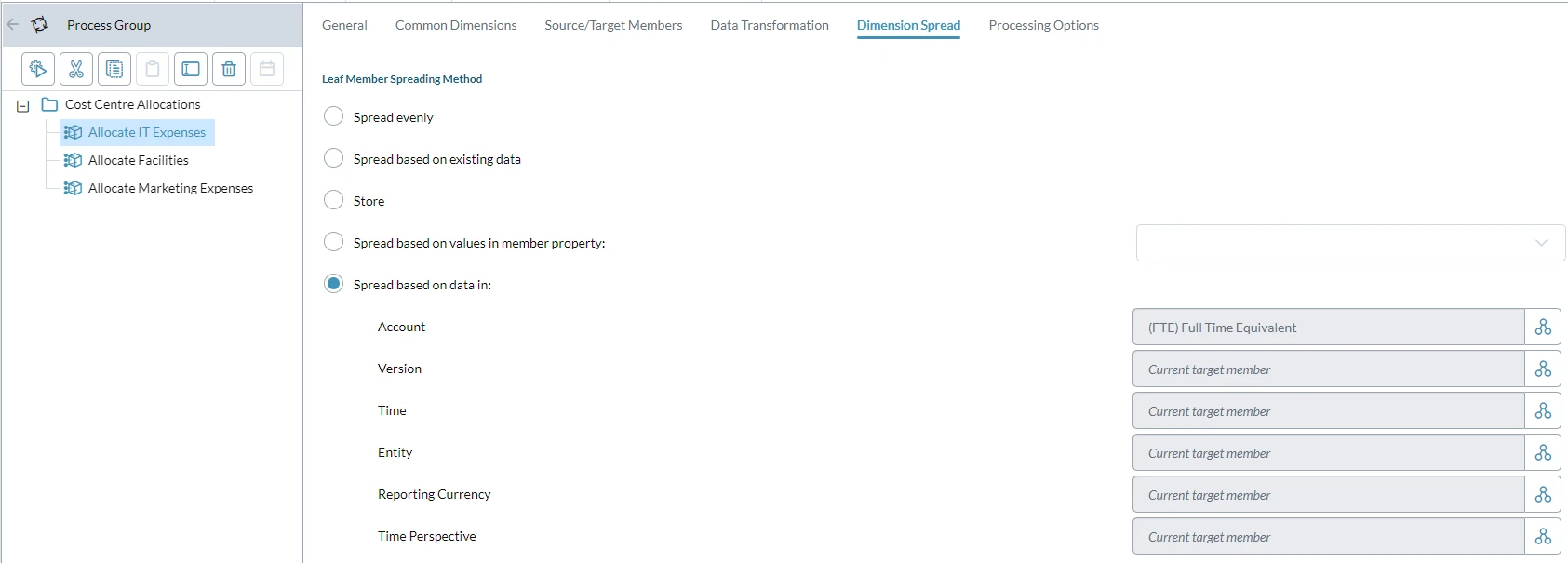 Cost Center Allocations Screenshot 03