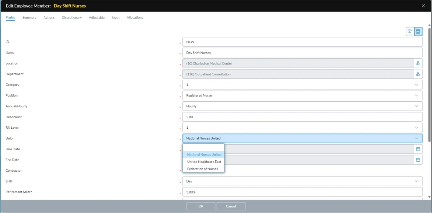 Nurse Staffing 4 Profile Screenshot