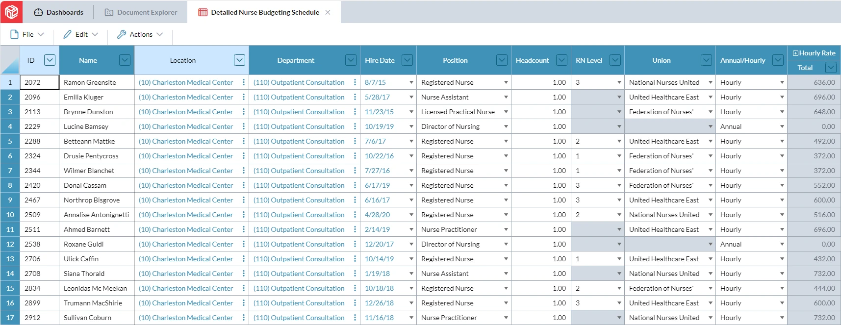 Nurse Staffing 1 File Screenshot