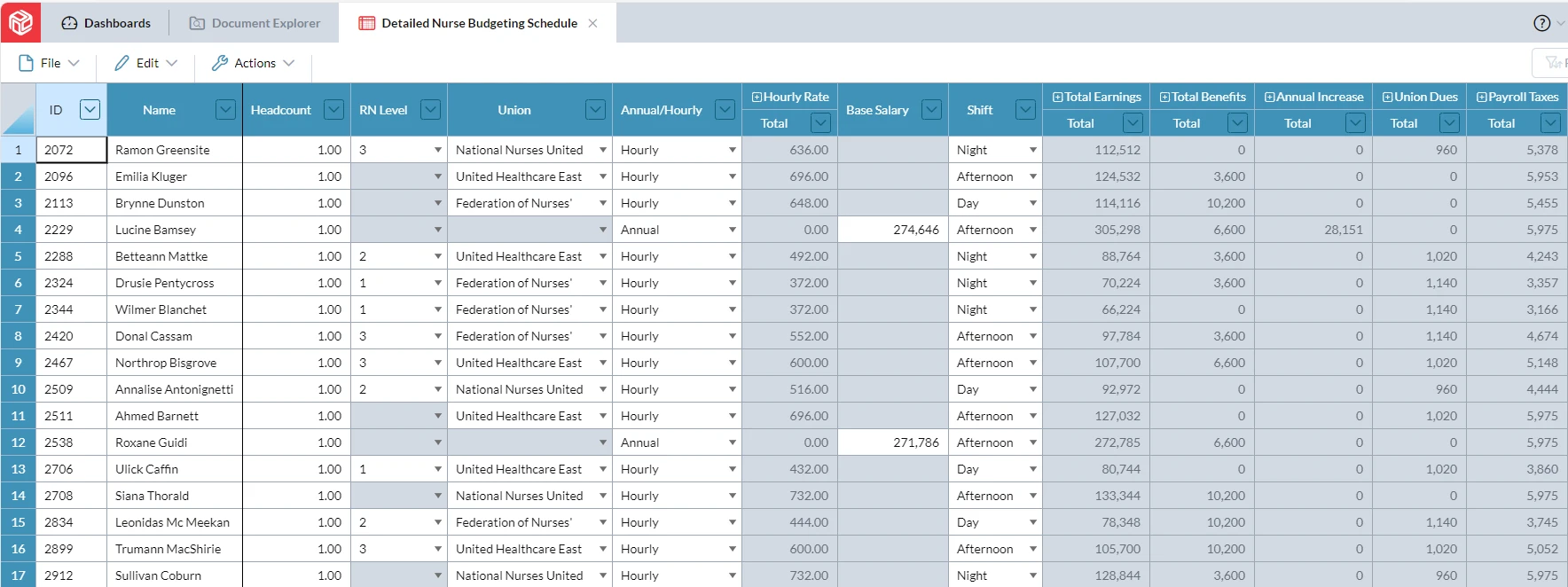 Nurse Staffing 2 File 2 Screenshot