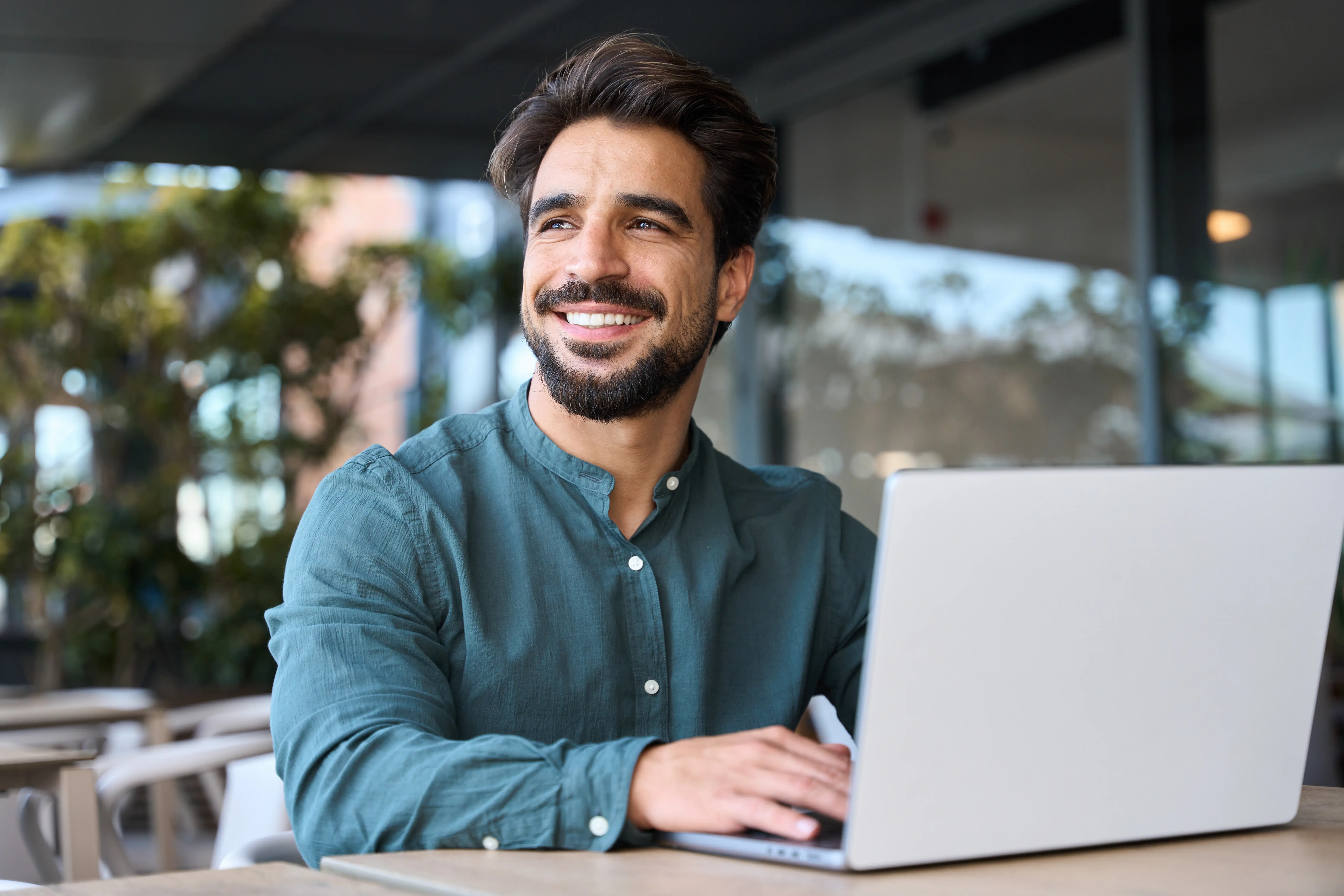 Man on Laptop Prophix Image