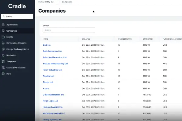 Lease Accounting Interactive Product Tour